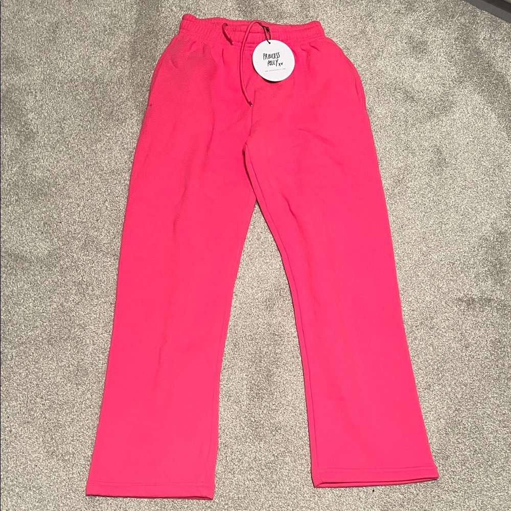 Princess Polly Women’s Hot Pink Joggers size 4